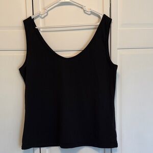 Elegant Black Sleeveless Tank Top